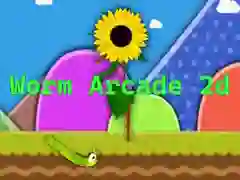 Igra Worm Arcade 2D online