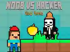 Igra Noob protiv Hackera Zlata Jabučica online