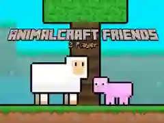 Igra AnimalCraft Prijatelji 2 igrača online Igra AnimalCraft Prijatelji 2 igrača online
