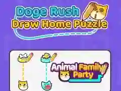 Igra Doge Rush: Nacrtaj Puzzle Kuće online
