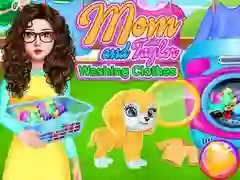 Igra Mama i Taylor peru rublje online