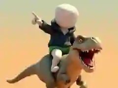 Igra Stickman. Arena Dinosaura online