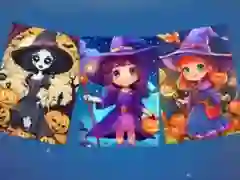 Igra Zastrašujuća Halloween Puzzla online Igra Zastrašujuća Halloween Puzzla online