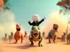 Igra Stickman: Arena Dinosaura online