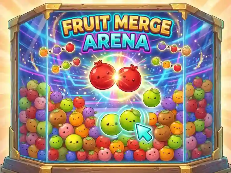 Igra Fruit Merge Arena online