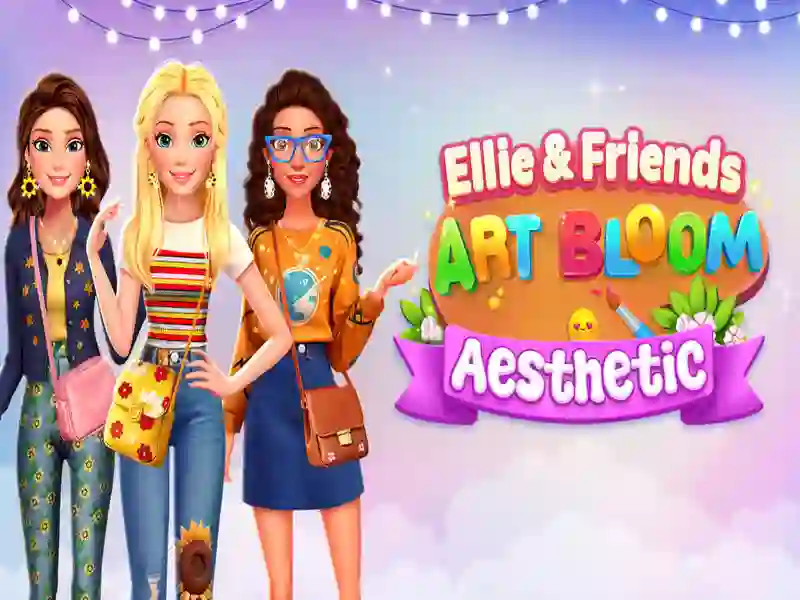 Igra Ellie i prijatelji estetika cvjetanje umjetnosti online