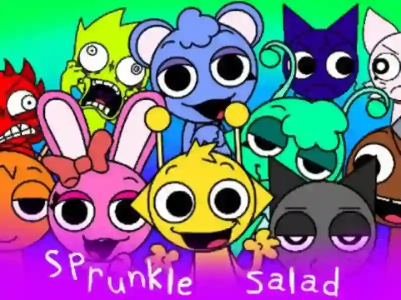 Igra Sprunki: Salata online