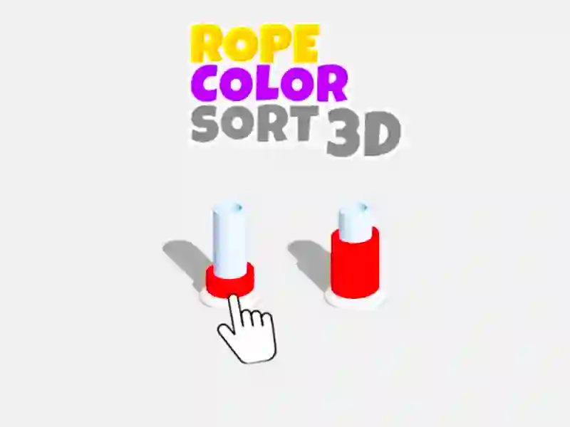 Igra Sortiranje po boji konopa 3D online Igra Sortiranje po boji konopa 3D online