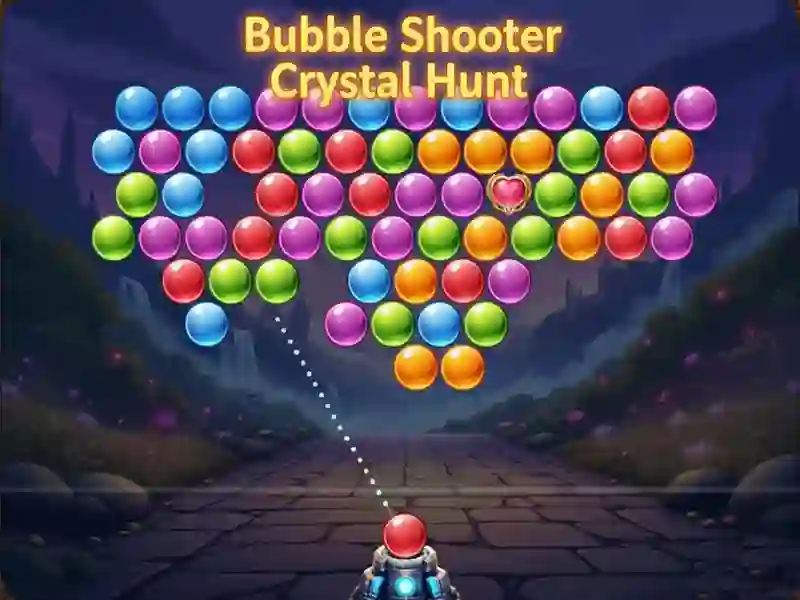 Igra Bubble shooter Pronalaženje kristala online