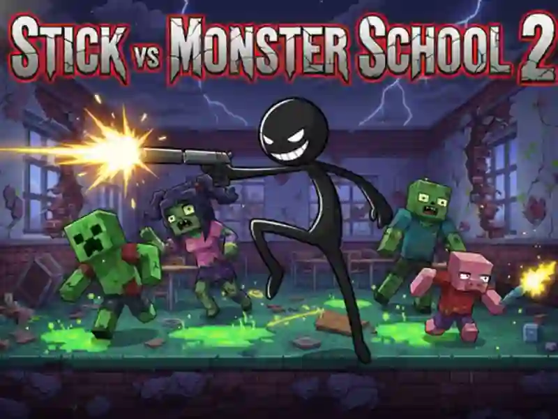 Igra Stickman protiv Monster High 2 online