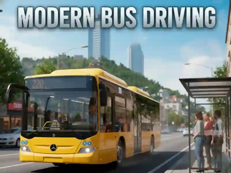 Igra Vožnja modernih autobusa online