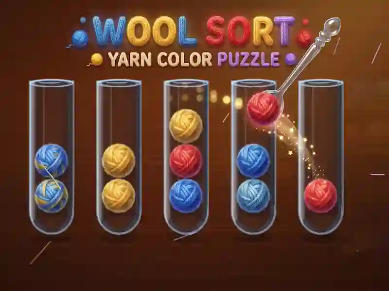 Igra Wool Sort Yarn Color Puzzle online