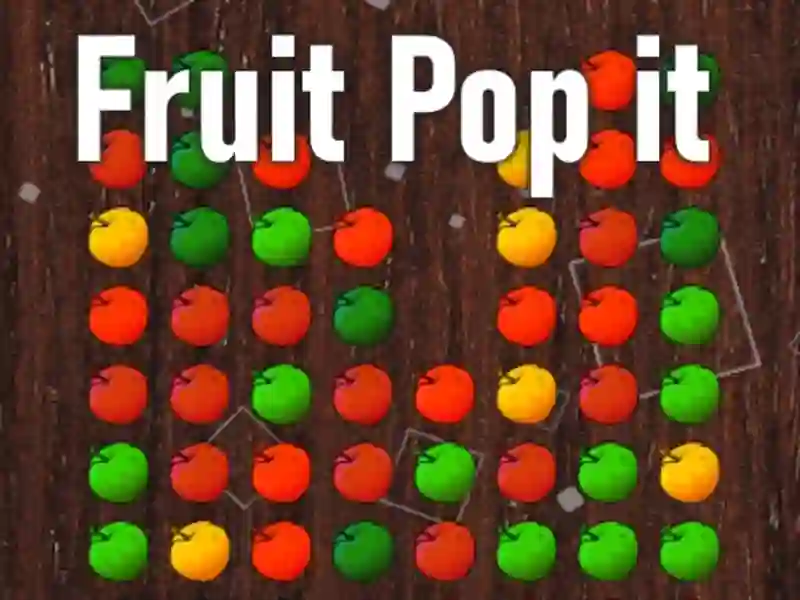 Igra Voćni pop-it online