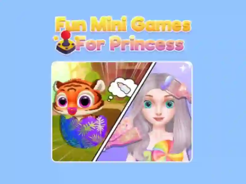 Igra Zabavne mini igre za princezu online