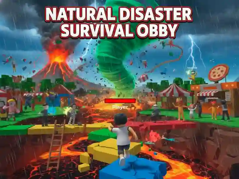 Igra Obby: Disaster Survival online