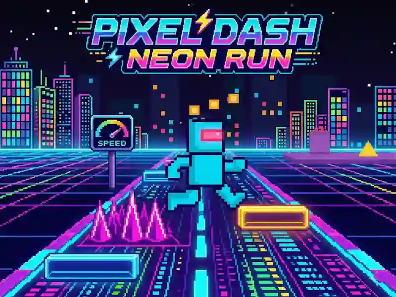 Igra Pixel Dash Neon Run online