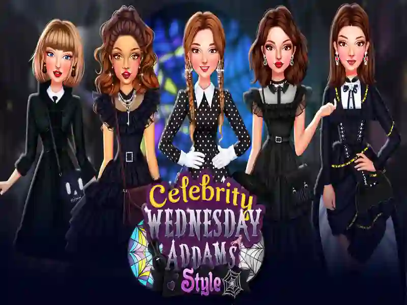 Igra Slavne osobe u stilu wenses Addams online