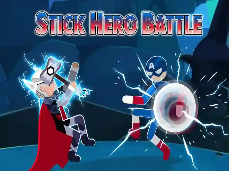 Igra Bitka Stickman heroja online