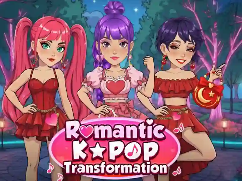 Igra Romantična K-pop transformacija online
