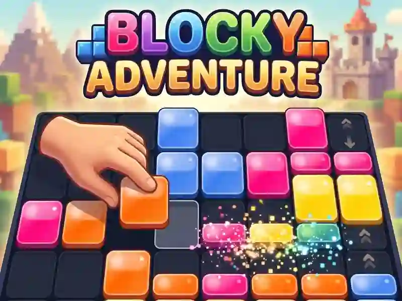 Igra Blocky adventure online