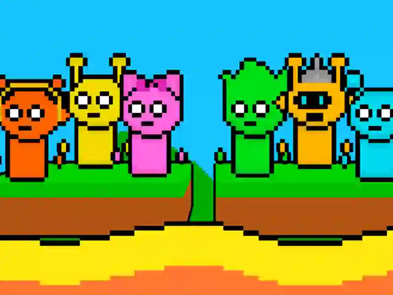 Igra Sprunks: Bijeg s lave za 2 igrača online Igra Sprunks: Bijeg s lave za 2 igrača online