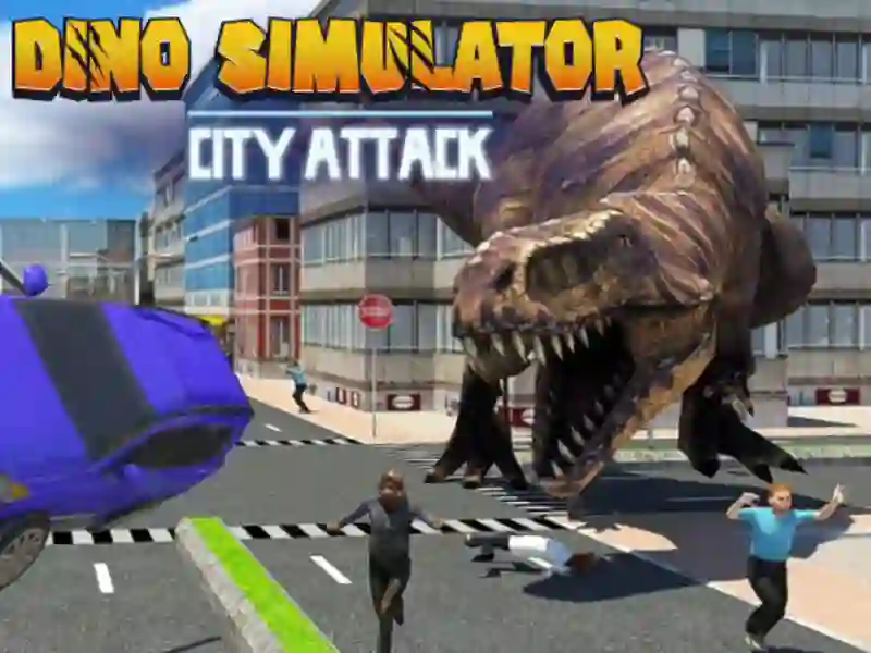 Igra Dinosaurus Simulator: Gradski napad online