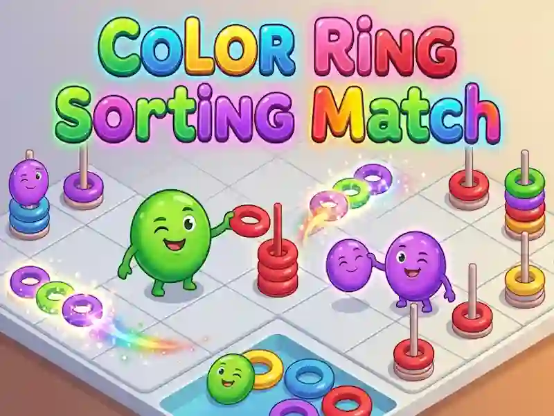 Igra Color Ring Sorting Match online