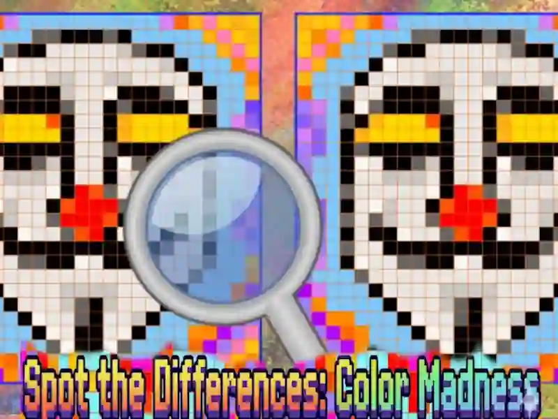 Igra Spot the Differences Color Madness online