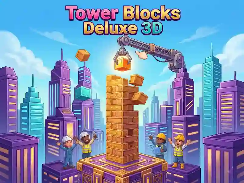 Igra Tower Blocks Deluxe 3D online