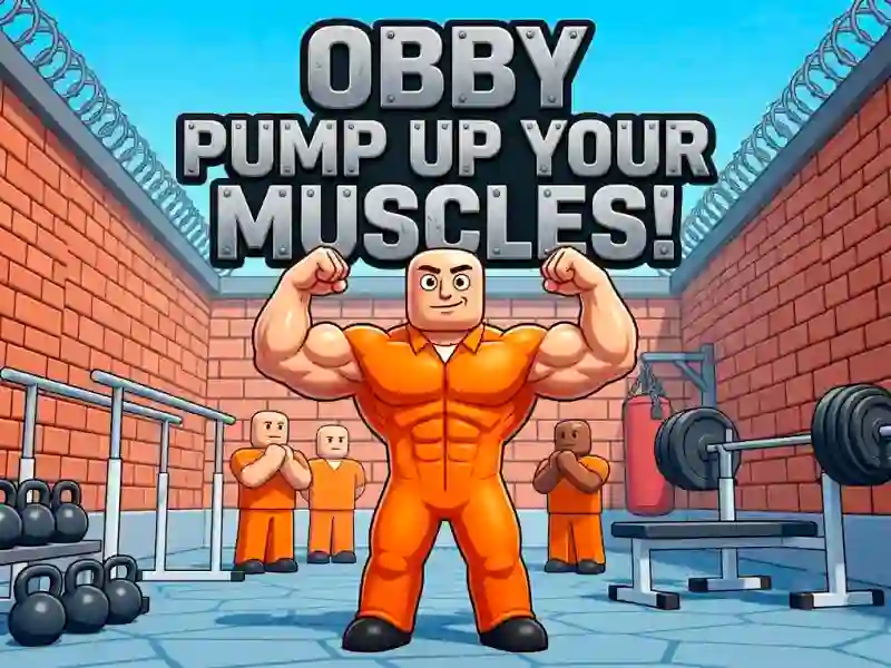 Igra Obby Pump Up Your Muscles! online
