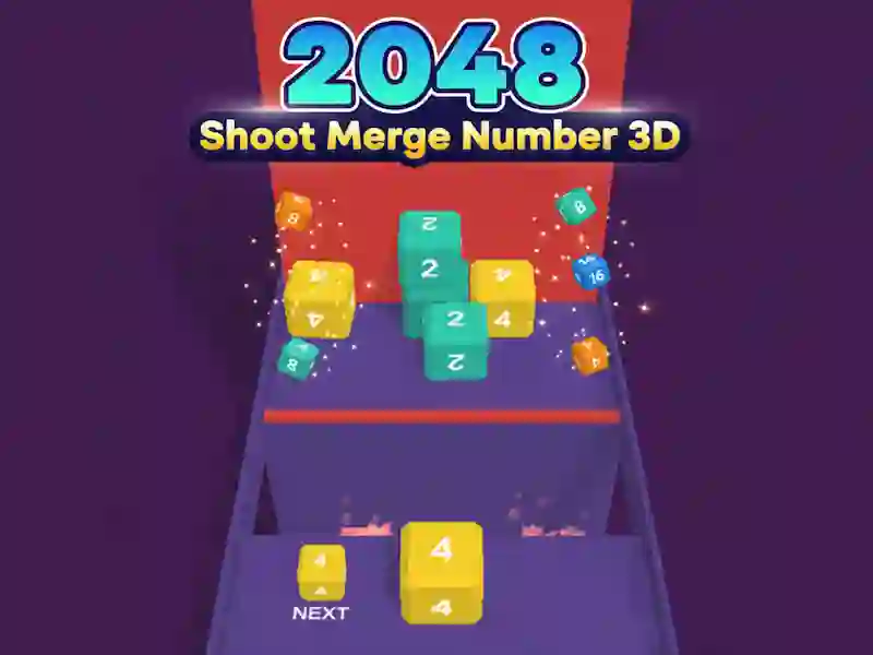 Igra 2048 3D kombinacija brojeva online