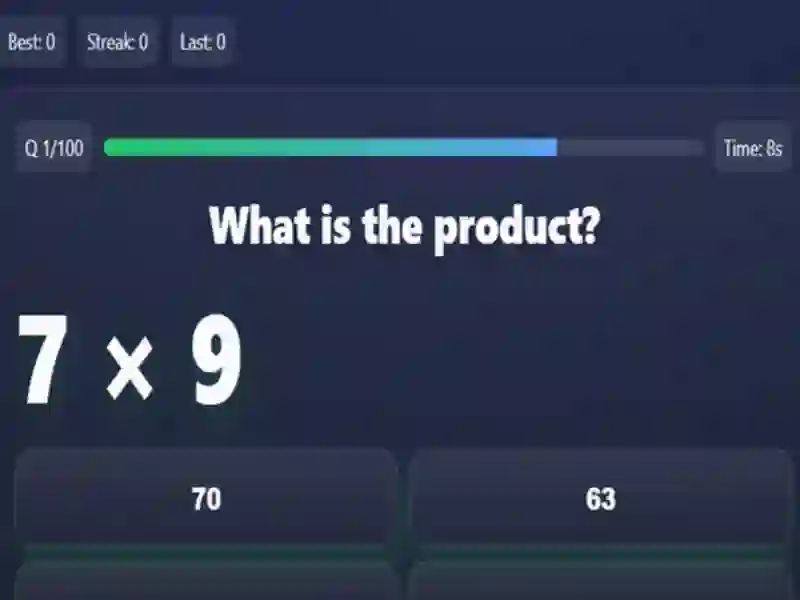 Igra Zabuna u matematici 5-8 online