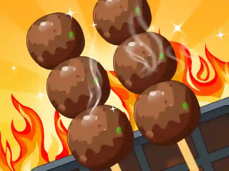 Igra Razvrstavanje hrane na roštilju online