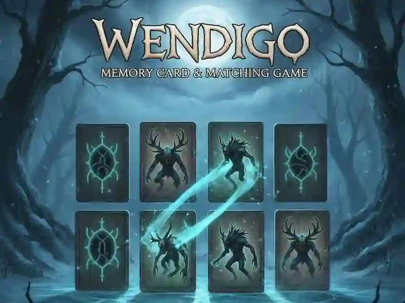 Igra Memorijske kartice i igra spajanja: Wendigo online