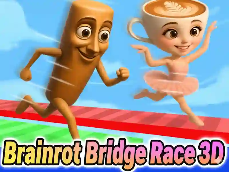 Igra Talijanski Brainrot: Bridge Race 3D online