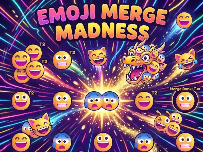 Igra Emoji Merge Madness online