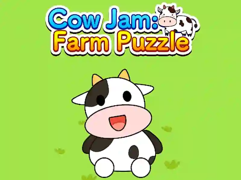 Igra Cow Jam Farm puzzle online