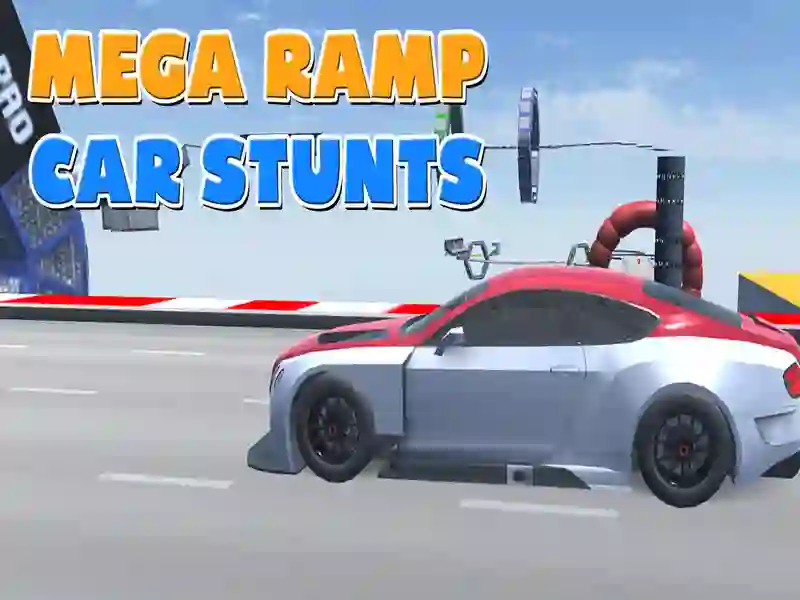 Igra Mega rampa: Automobili na automobilima online