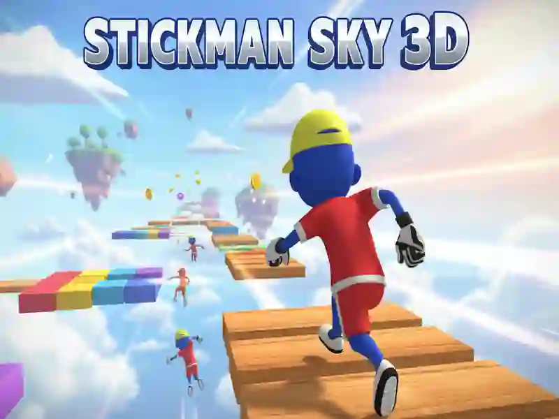 Igra Nebeski Stickman 3D online