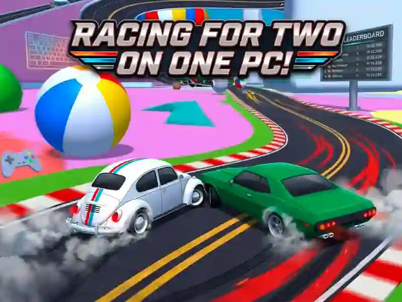 Igra Racing for Two on One PC! online