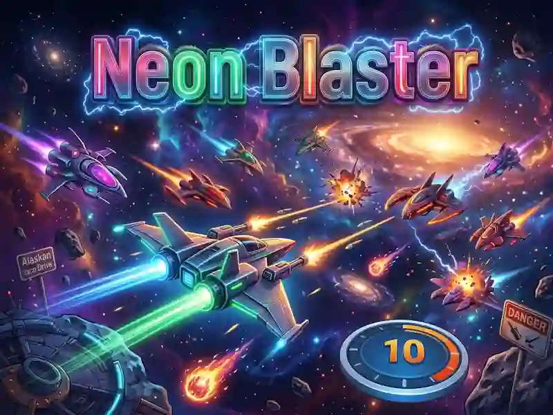 Igra Neonski blaster online