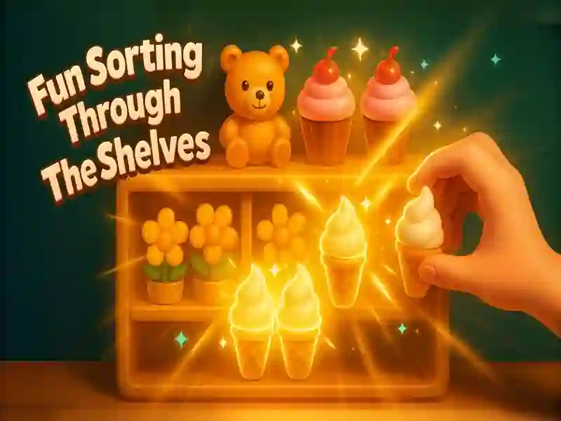 Igra Zabavno razvrstavanje policama online Igra Zabavno razvrstavanje policama online