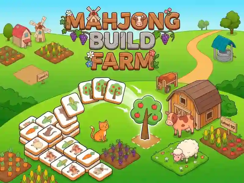 Igra Mahjong Build Farm online