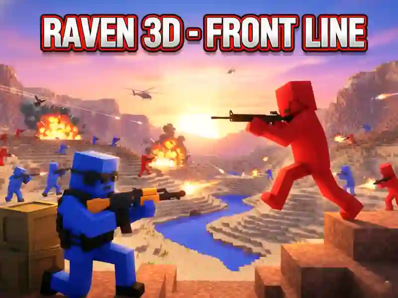 Igra Raven 3D: Linija fronta online