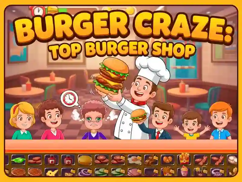 Igra Crazy Burger: Najbolja Burger Shop online