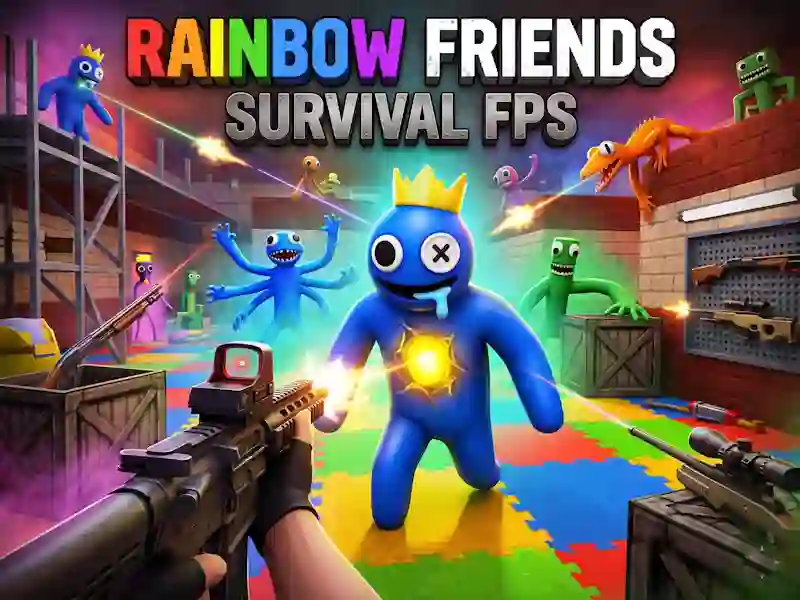 Igra Rainbow Friends Survival FPS online