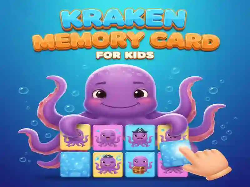 Igra Memorijska kartica za djecu: Kraken online