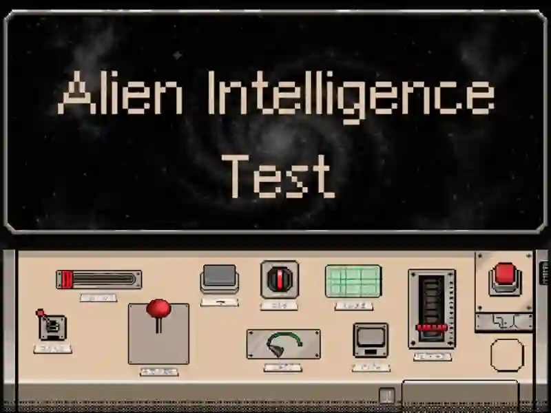 Igra Test intelekta vanzemaljca online Igra Test intelekta vanzemaljca online