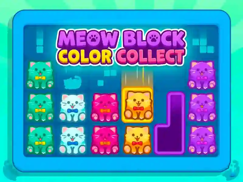 Igra Meow Block Color Collect online