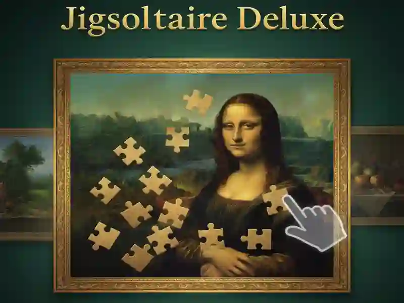 Igra Solitaire Deluxe puzzle online